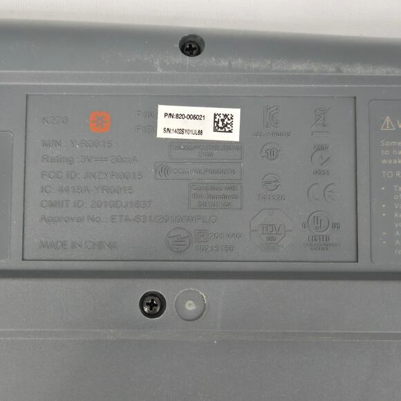 Logitech K270 Wireless Full Keyboard NO RECEIVER - Picture 8 of 8